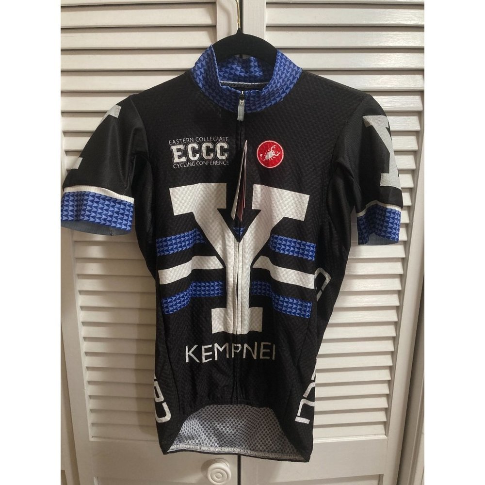 NWT Men's XS Eastern Collegiate Cycling Conference Yale Castelli Climbers Jersey